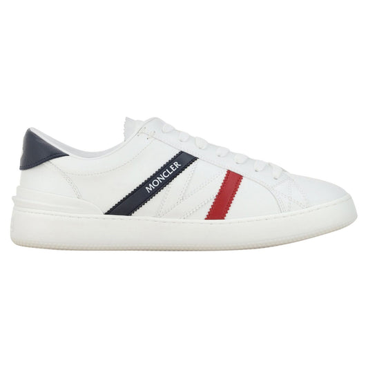 Moncler Elegant White Monaco M Men's Sneakers Moncler Light Gray
