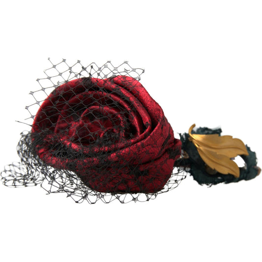 Dolce & Gabbana Enchanted Rose Crystal Headband Diadem Dolce & Gabbana Black