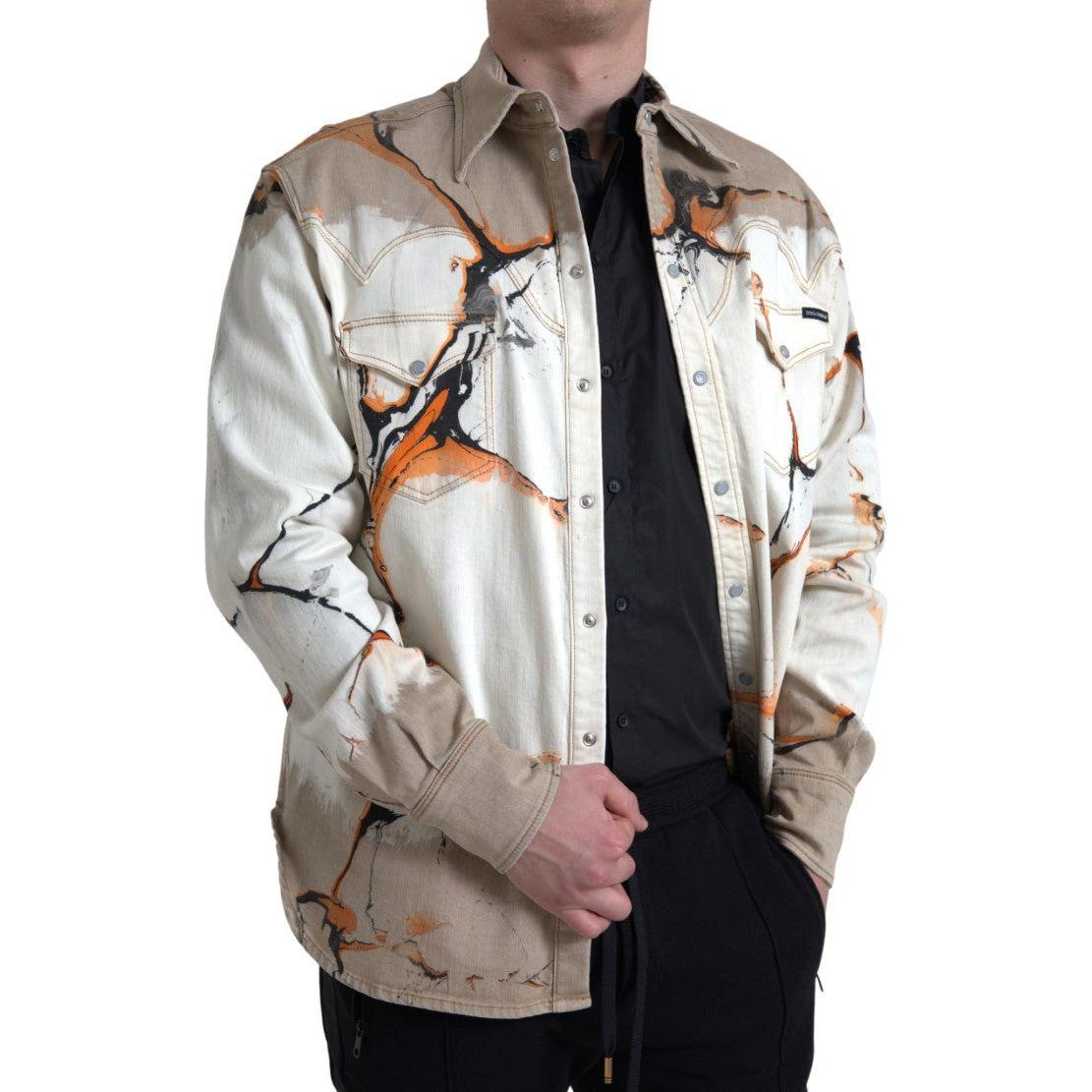 多色棉质弹力牛仔衬衫