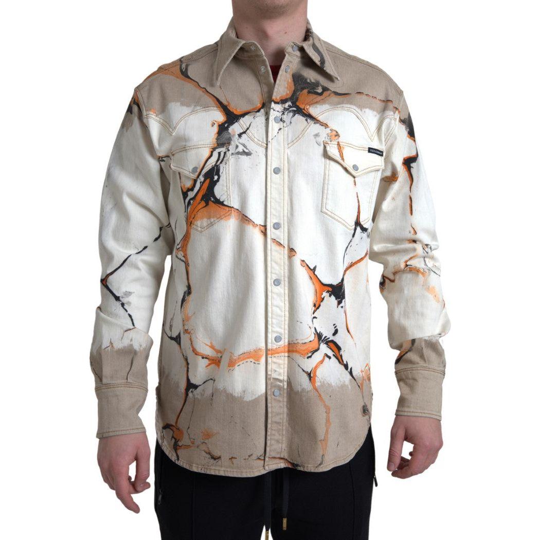 多色棉质弹力牛仔衬衫