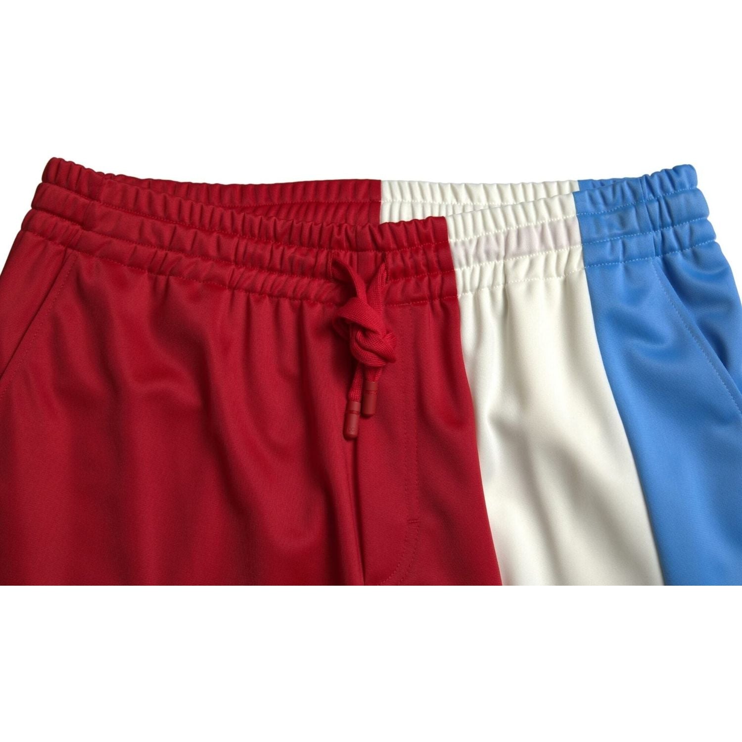 优雅条纹抽绳运动裤