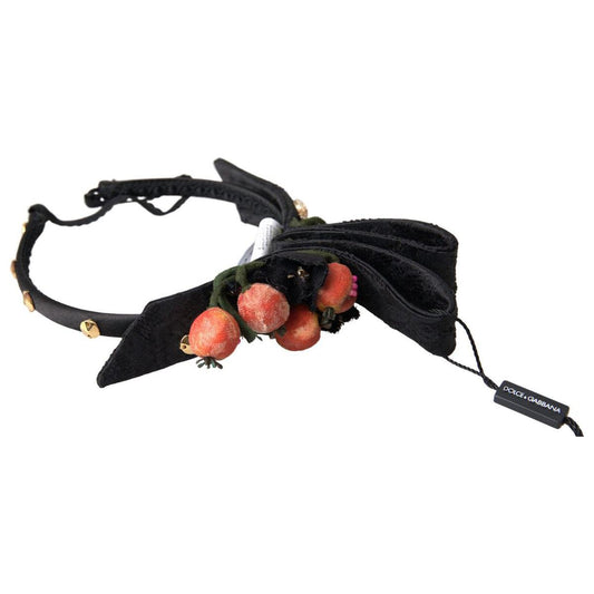 Dolce & Gabbana Exclusive Multicolor Crystal Diadem Headband Dolce & Gabbana Dark Slate Gray