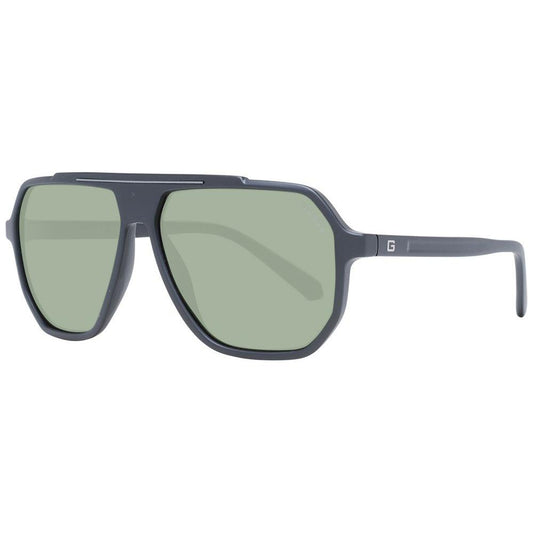 Guess Black Men Sunglasses Guess Dark Sea Green