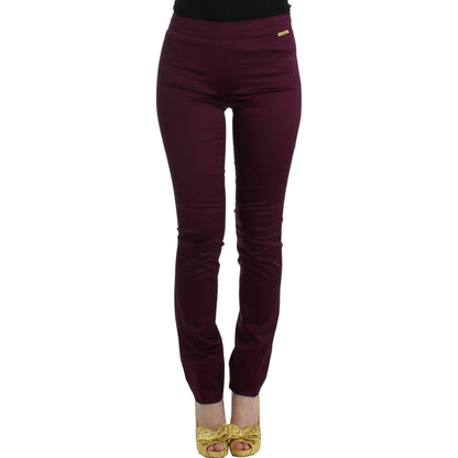 John Galliano Purple slim fit pants