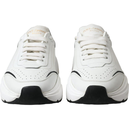 Dolce & Gabbana White Black Low Top Daymaster Sneakers Shoes Dolce & Gabbana