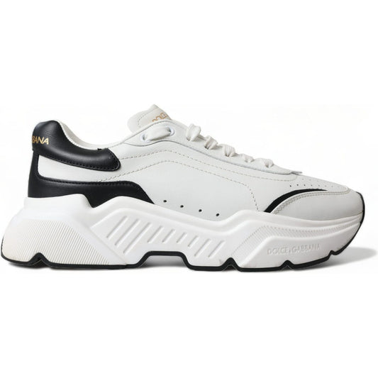 Dolce & Gabbana White Black Low Top Daymaster Sneakers Shoes Dolce & Gabbana
