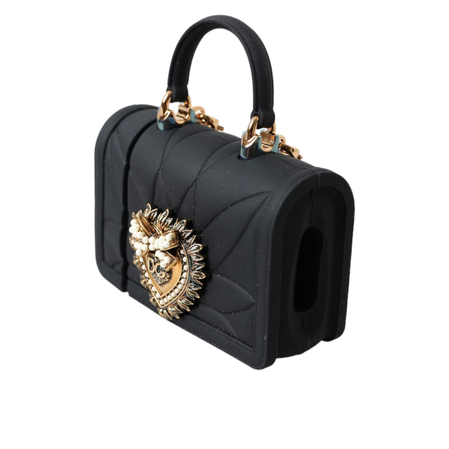 Front view with bag zipped and handles upright.