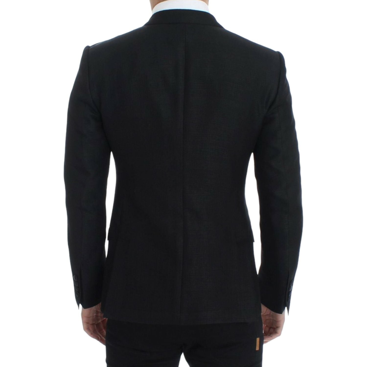 Dolce & Gabbana Black wool MARTINI slim blazer