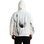 Dolce & Gabbana White Floral Print Hooded Pullover Sweater TSH84740-48