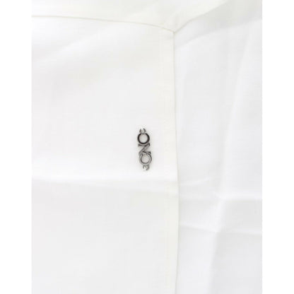 Costume National White sleeveless top
