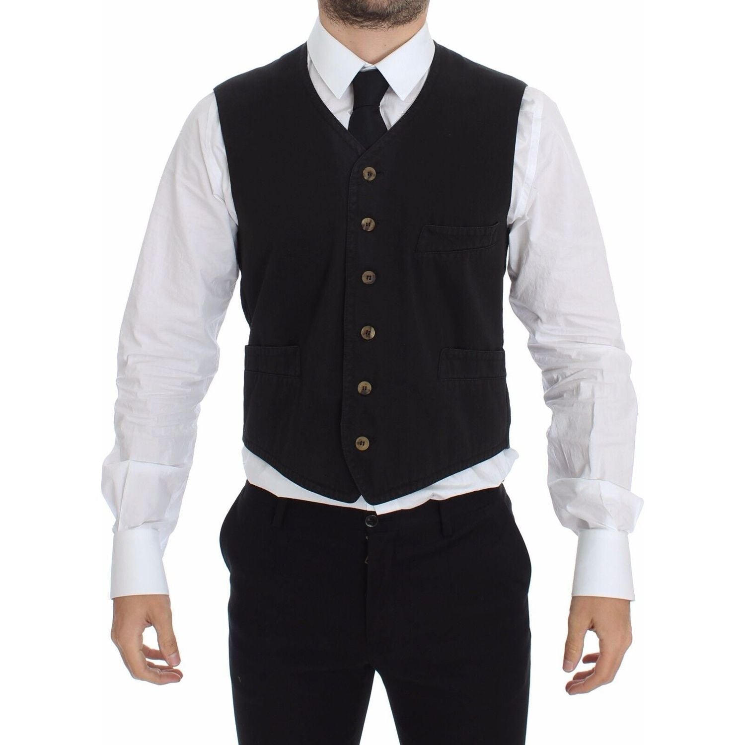 优雅的黑色礼服背心