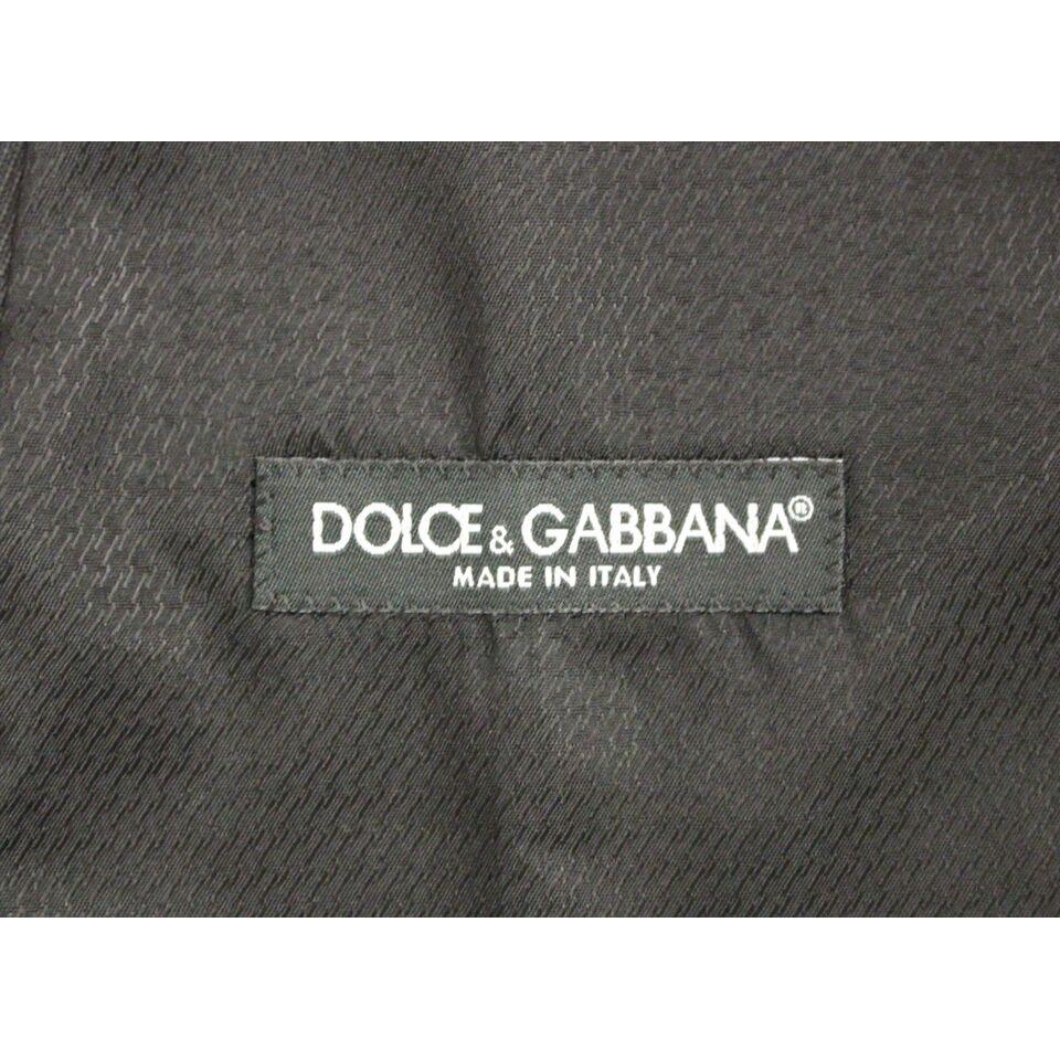 Dolce & Gabbana Elegant Gray Wool Dress Vest Dolce & Gabbana Dark Slate Gray