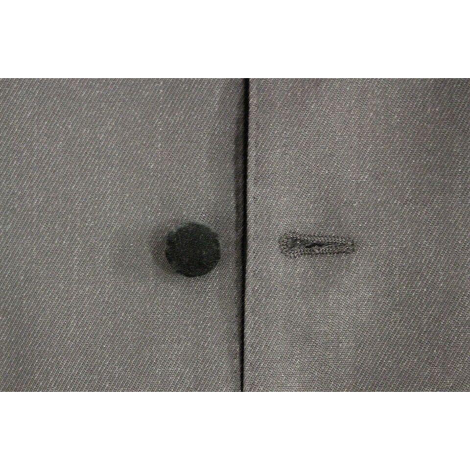 Dolce & Gabbana Elegant Gray Wool Dress Vest Dolce & Gabbana Dim Gray