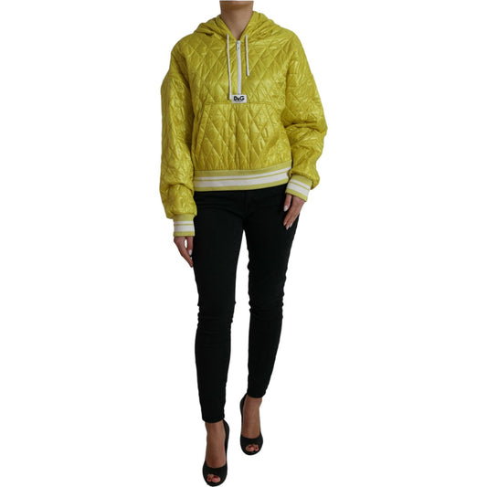 Dolce & Gabbana Radiant Yellow Hooded Jacket Dolce & Gabbana Olive Drab