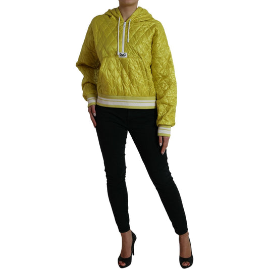 Dolce & Gabbana Radiant Yellow Hooded Jacket Dolce & Gabbana Olive Drab