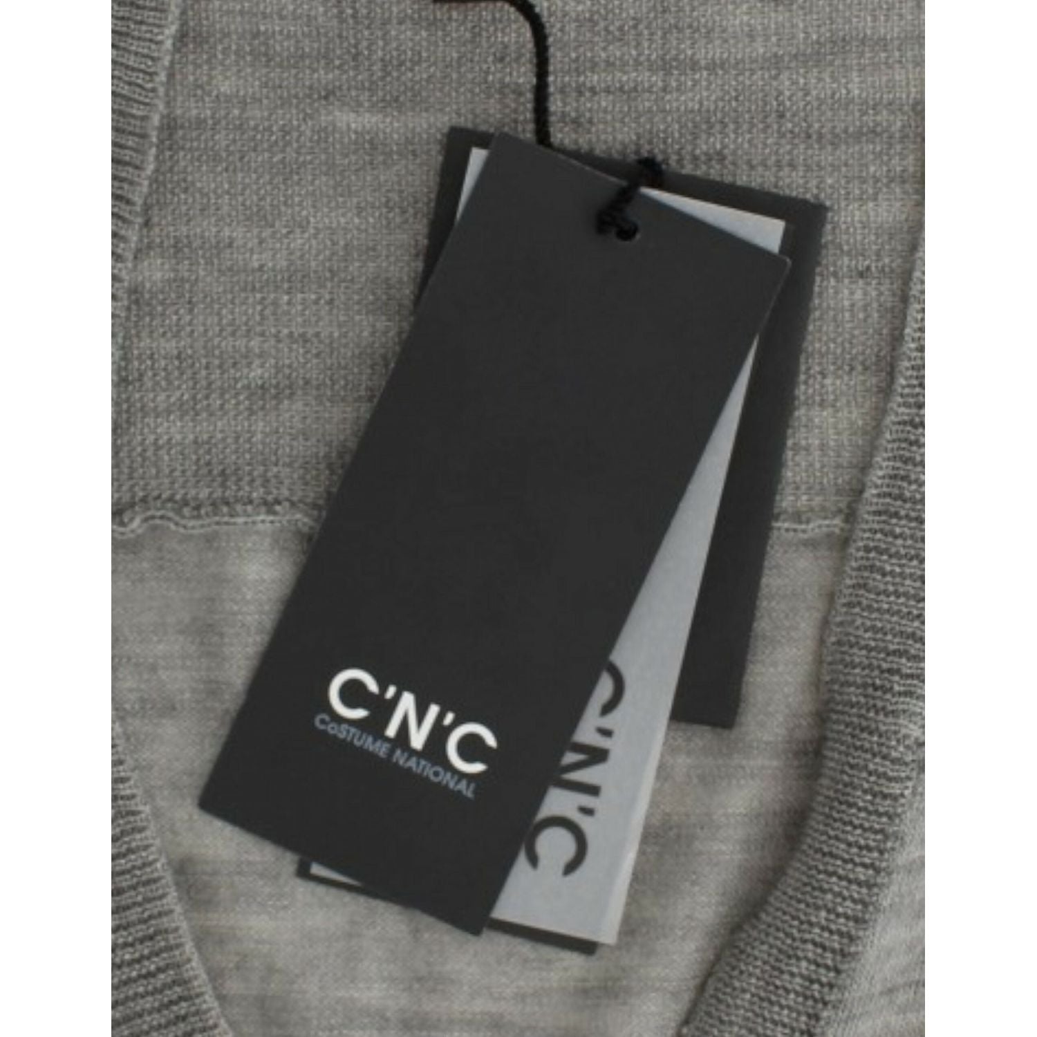 优雅灰色腈纶羊毛开衫