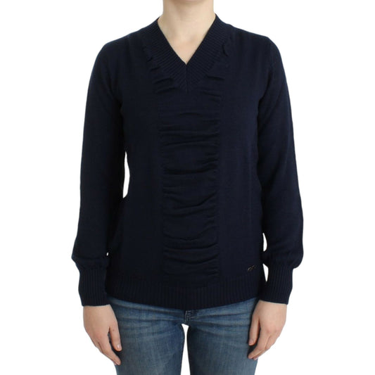 Costume National Elegant V-Neck Lightweight Sweater Costume National Black