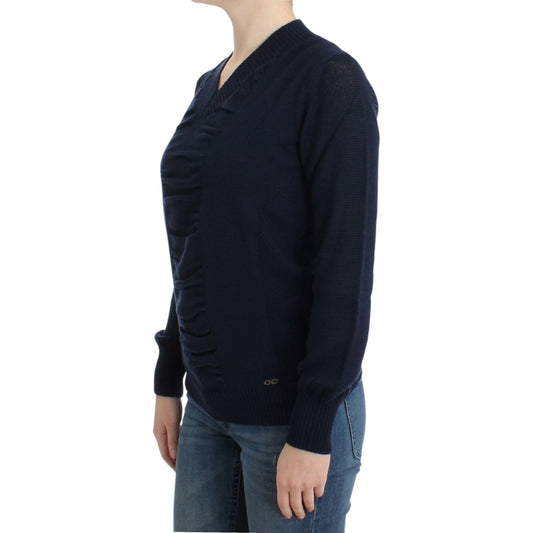 Costume National Elegant V-Neck Lightweight Sweater Costume National Black