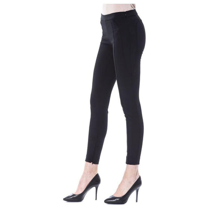 BYBLOS Black Polyester Women Skinny Pant