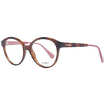Max & Co Brown Women Glasses Frame, plastic, round, full-rim, size 53-17-140, includes branded case