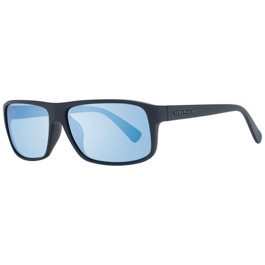 Serengeti Black Unisex Sunglasses Serengeti Light Steel Blue