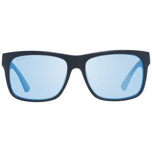 Serengeti Black Unisex Sunglasses Serengeti Powder Blue