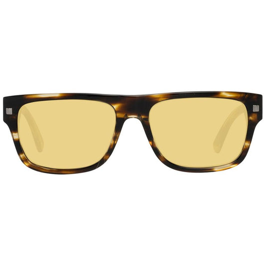 Ermenegildo Zegna Brown Men Sunglasses Ermenegildo Zegna Light Goldenrod