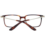 BMW Brown Men Glasses Frame in a full-rim trapezium style with a plastic brown frame. Lenses width 54, bridge width 18, temples length 150 mm.