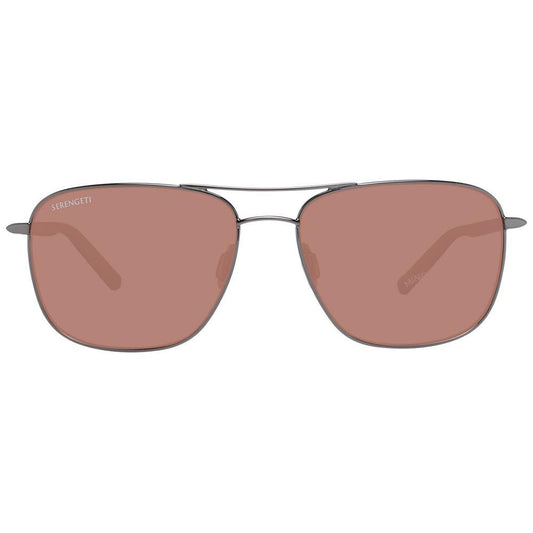 Serengeti Gray Men Sunglasses Serengeti Rosy Brown