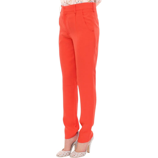 CO|TE Chic Orange Boyfriend Pants - Italian Crafted CO|TE Tomato