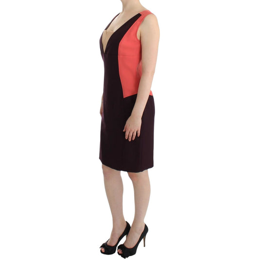CO|TE Multicolor Pencil Dress with Artistic Flair CO|TE Rosy Brown