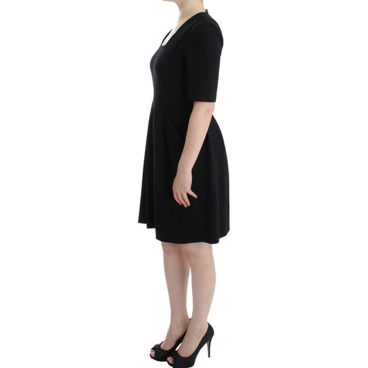 CO|TE Elegant Black Short Sleeve Venus Dress CO|TE Black