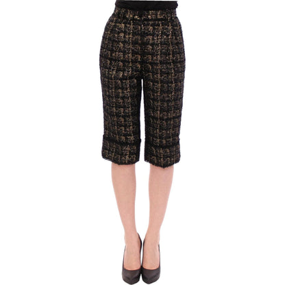 Dolce & Gabbana Black fabric shorts pants