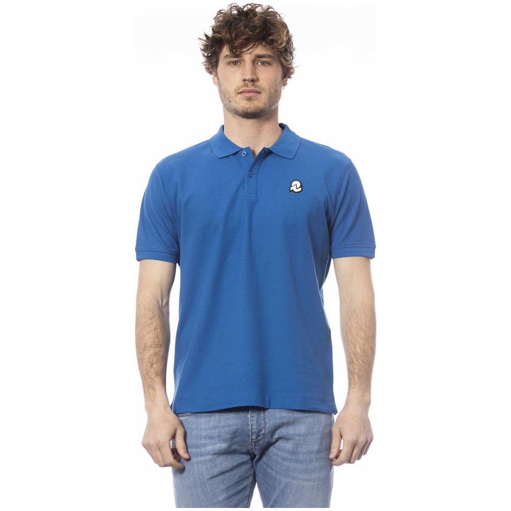 优雅蓝色短袖 Polo 衫