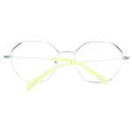 Emilio Pucci Gray Women Glasses Frame, full-rim metal frame, round style, demo lenses, includes branded case