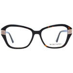 Marciano by Guess Brown Women Glasses Frame, full-rim rectangle style with spring hinge and demo lenses, includes branded case.