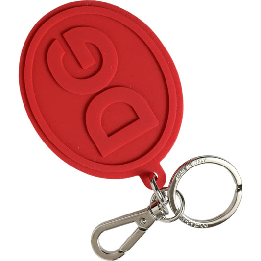 Dolce & Gabbana Elegant Red Trifold Key Holder Case Dolce & Gabbana Firebrick