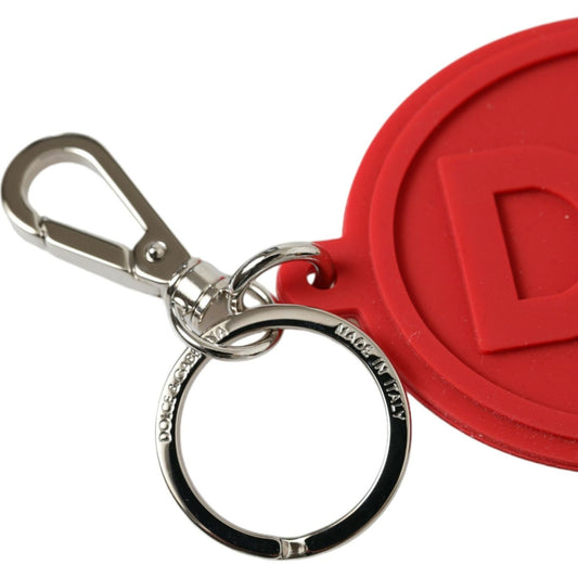 Dolce & Gabbana Elegant Red Trifold Key Holder Case Dolce & Gabbana Firebrick