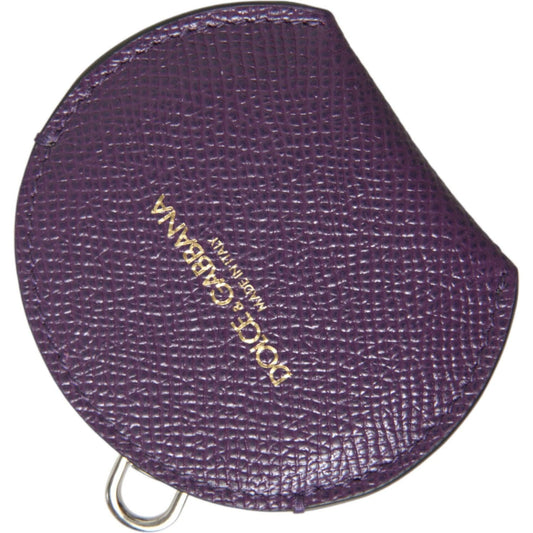 Dolce & Gabbana Elegant Purple Leather Mirror Holder Dolce & Gabbana Dark Slate Gray