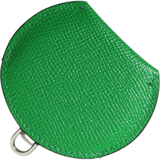 Dolce & Gabbana Emerald Leather Hand Mirror Holder Dolce & Gabbana Sea Green