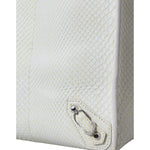 Balenciaga Chic Python Leather Tote in White & Yellow Balenciaga Light Gray