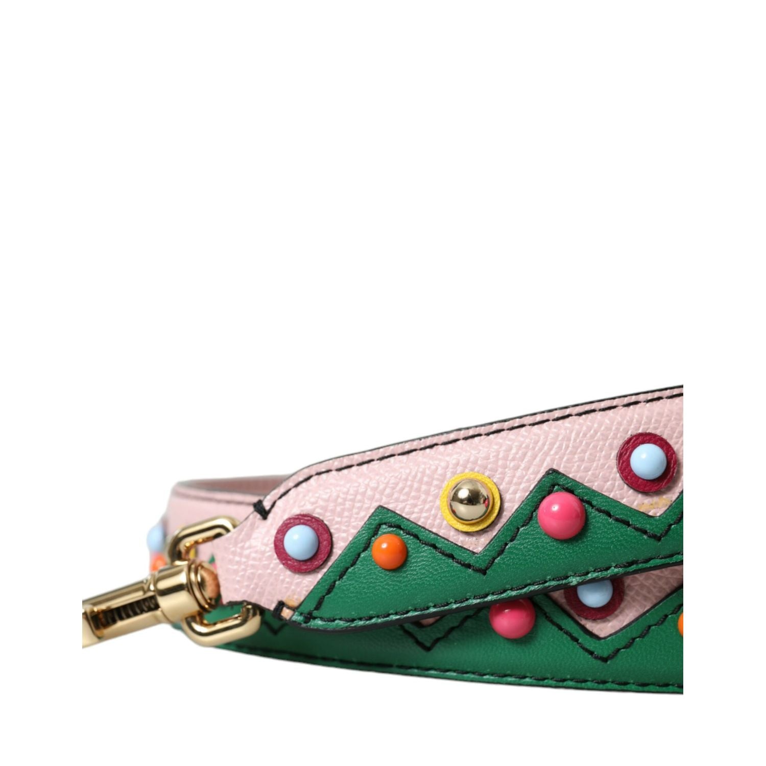 Dolce & Gabbana Pink Leather Handbag Accessory Shoulder Strap