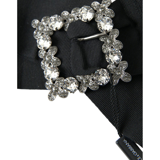 Dolce & Gabbana Black Swarovski Crystal Embellished Hair Clip Dolce & Gabbana Black