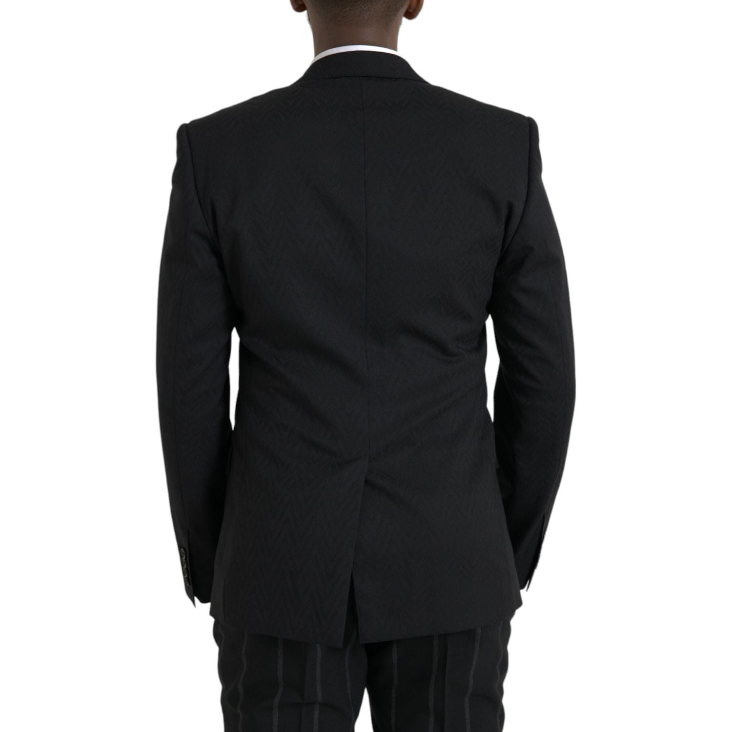 黑色 MARTINI 修身夹克外套