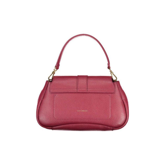 Coccinelle Red Leather Handbag Coccinelle Maroon