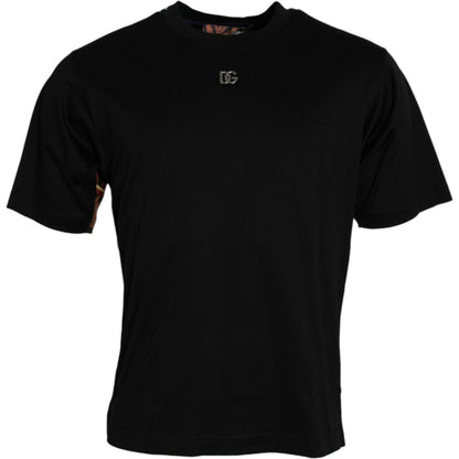 Dolce & Gabbana Multicolor Tiger Print Cotton Short Sleeves T-shirt