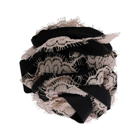 Dolce & Gabbana Elegant Floral Lace Crystal Hair Claw Dolce & Gabbana Gray