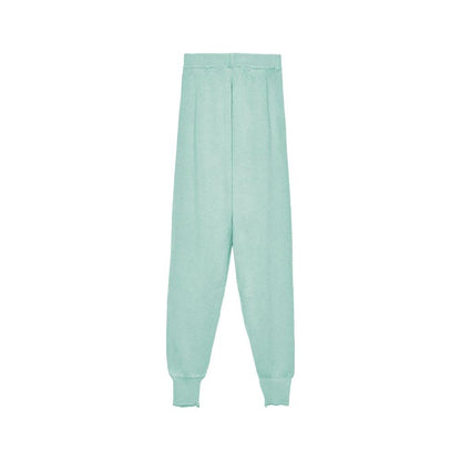Hinnominate Green Wool Blend Women Pants