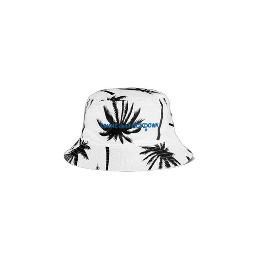 Comme Des Fuckdown Palm Print Chic Fisherman Hat Comme Des Fuckdown Dark Slate Gray