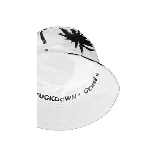 Comme Des Fuckdown Palm Print Chic Fisherman Hat Comme Des Fuckdown Lavender